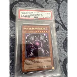 Yu-Gi-Oh! 1st Edition Caius the Shadow Monarch #SDDE-EN001 PSA 5